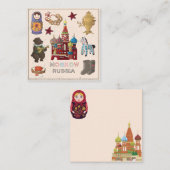 Carte De Correspondance Moscou, Russie (Devant / Derrière)