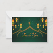 Carte De Correspondance Mosquée islamique Merci (Devant)