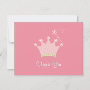 Carte De Correspondance Mot de remerciement de princesse