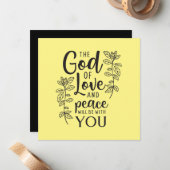 Carte De Correspondance Mot d'inspiration religieuse (Devant/Arrière en situation)