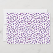 Carte De Correspondance Motif Cœur Amour nom personnalisé (Dos)