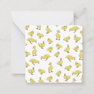 Carte De Correspondance motif de Baby Ducks