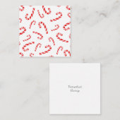 Carte De Correspondance Motif de canne à sucre à l'aquarelle (Devant / Derrière)