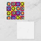 Carte De Correspondance motif de cercles   (Devant / Derrière)