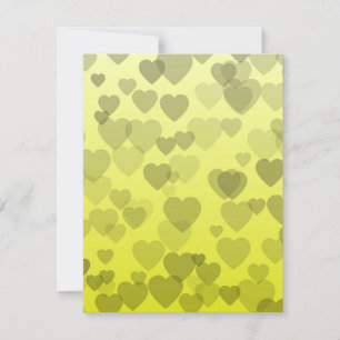 Carte De Correspondance Motif de coeur 22