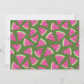 Carte De Correspondance Motif de fruit d'été pastèque (Dos)