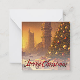 Carte De Correspondance Motif de Noël apocalyptique, avec des cadeaux