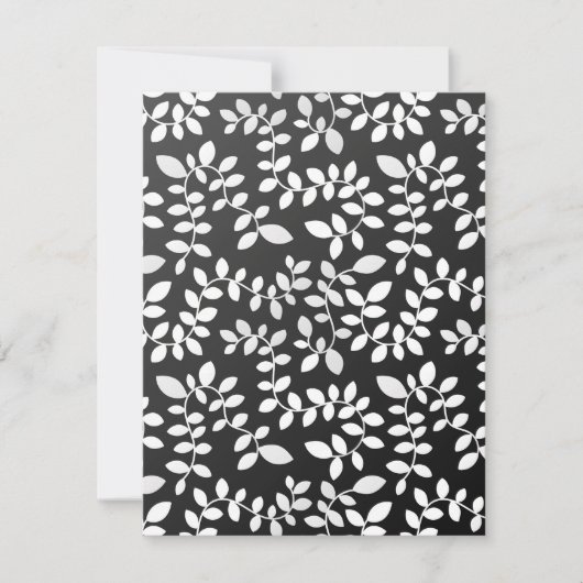 Carte De Correspondance Motif feuille 10 (Devant)