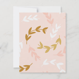 CARTE DE CORRESPONDANCE MOTIF FEUILLE 4