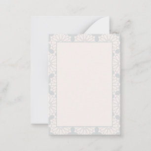 Carte De Correspondance Motif géométrique islamique