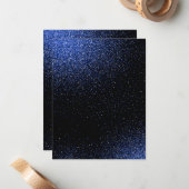 Carte De Correspondance Motif Gradient 4 (Devant/Arrière en situation)