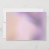 Carte De Correspondance Motif Métallique Moderne Rose Et Or (Dos)