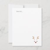 Carte De Correspondance Motif mignon de points de sapin vert monogrammé (Dos)