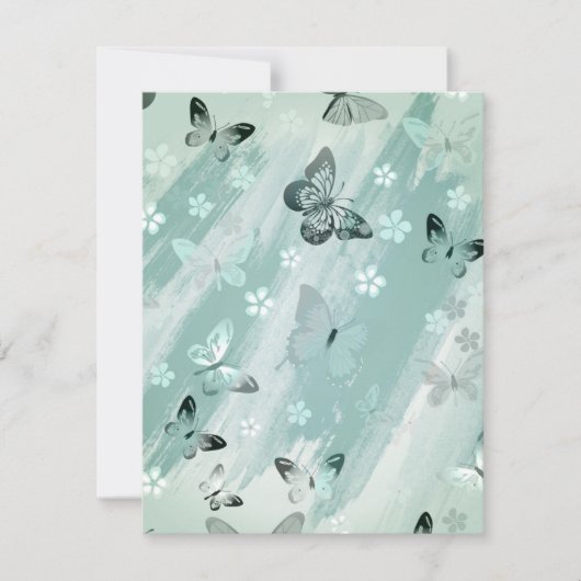 Carte De Correspondance Motif papillon 9 (Devant)