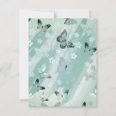 Carte De Correspondance Motif papillon 9 (Dos)