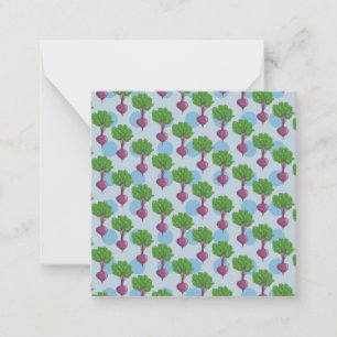 Carte De Correspondance Motif plante de betteraves