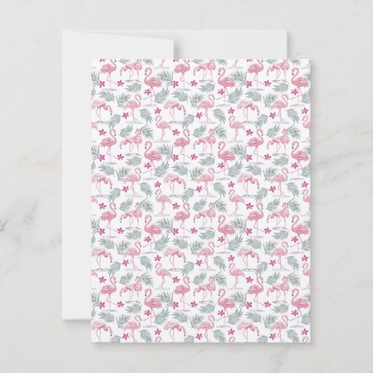 Carte De Correspondance Motif répété Swan Bird (Devant)