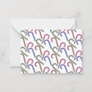 Carte De Correspondance Motif Sucre de canne parties scintillant