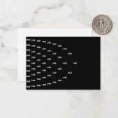 Carte De Correspondance Motif unique avec logo/image téléchargée (Devant/Arrière en situation)