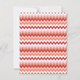 Carte De Correspondance Motif Zigzag 2