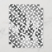 Carte De Correspondance Motifs aquarelle 4 (Devant / Derrière)