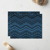Carte De Correspondance Motifs ethniques 5 (Devant/Arrière en situation)