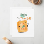 Carte De Correspondance Motivationnel Juste Parce Que Simple Drôle Mignonn (Devant/Arrière en situation)