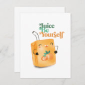 Carte De Correspondance Motivationnel Juste Parce Que Simple Drôle Mignonn (Devant / Derrière)