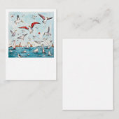 Carte De Correspondance Mouette, oiseau, oiseaux en vol (Devant / Derrière)