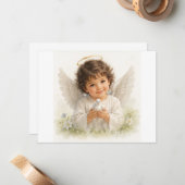 Carte De Correspondance Murmures d'Anges - Harmonie  (Devant/Arrière en situation)
