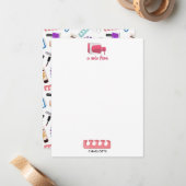 Carte De Correspondance Nails Manicure Pedicure Beauty Salon (Devant/Arrière en situation)