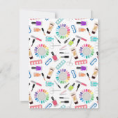 Carte De Correspondance Nails Manicure Pedicure Beauty Salon (Dos)