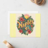 Carte De Correspondance Naples florida rêvant (Devant/Arrière en situation)