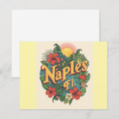 Carte De Correspondance Naples florida rêvant (Devant / Derrière)