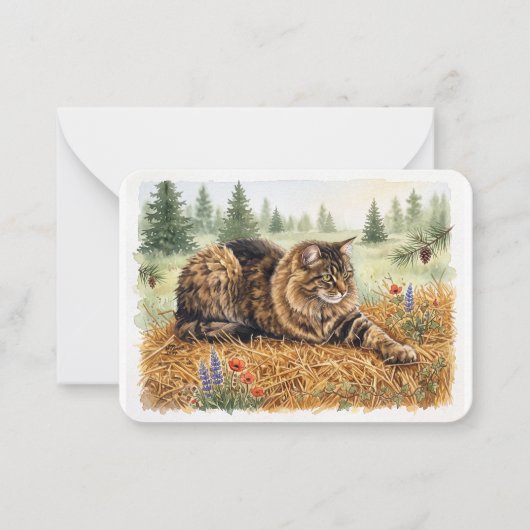 Carte De Correspondance Nari de la forêt (Devant)
