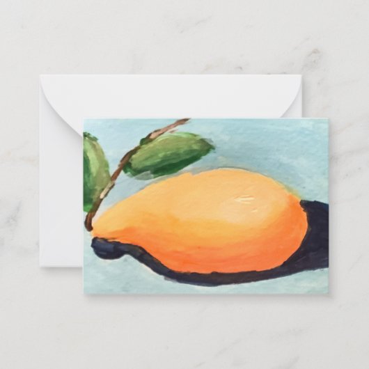 Carte De Correspondance Nature morte au citron (Devant)