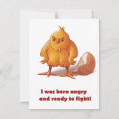 Carte De Correspondance Né pour se battre (Devant)