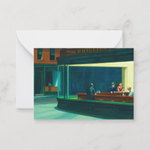 Carte De Correspondance Nighthawks, 1942 par Edward Hopper
