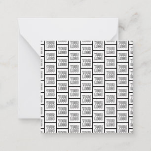 Carte De Correspondance N'importe quel Motif de répétition de logo ou d'im