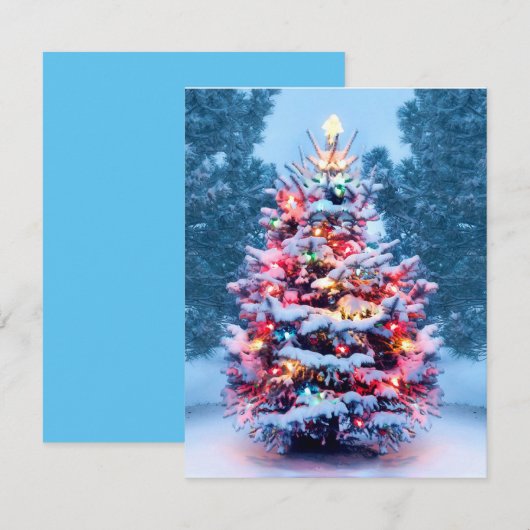 Carte De Correspondance Noël (Devant / Derrière)