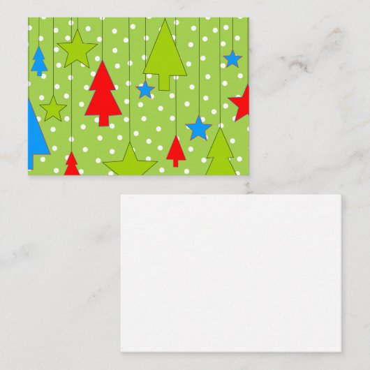 Carte De Correspondance Noël (Devant / Derrière)