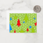 Carte De Correspondance Noël (Devant/Arrière en situation)