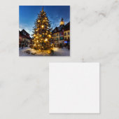 Carte De Correspondance Noël alpin (Devant / Derrière)