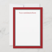 Carte De Correspondance Noël Art déco rétro (Dos)