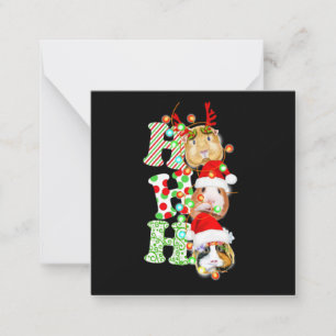 Carte De Correspondance Noël Cochon de Guinée
