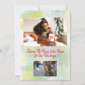 Carte De Correspondance Noël de la famille du Magicien d'Oz Classique (Dos)