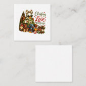 Carte De Correspondance Noël est mon langage de l'amour (Devant / Derrière)