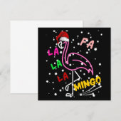 Carte De Correspondance Noël Fa la la la mingo Essentiel (Devant / Derrière)