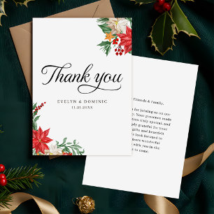 Carte De Correspondance Noël Mariage Budget Merci de Noël