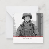 Carte De Correspondance Noël Patriotique Militaire USA (Dos)